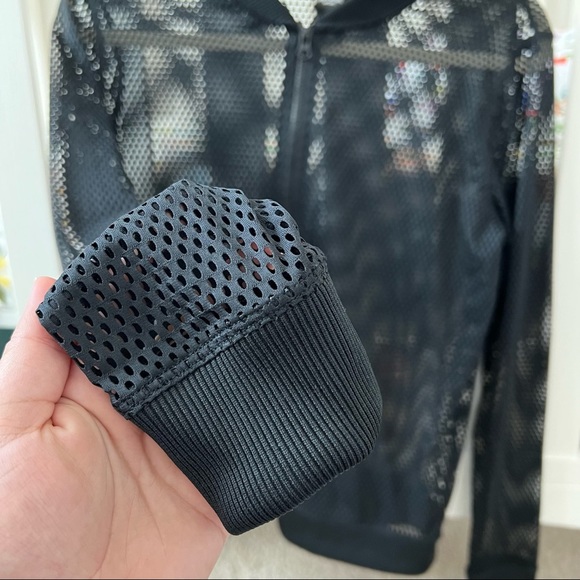 Victoria Secret Sport Black Mesh Jacket - Picture 2 of 7